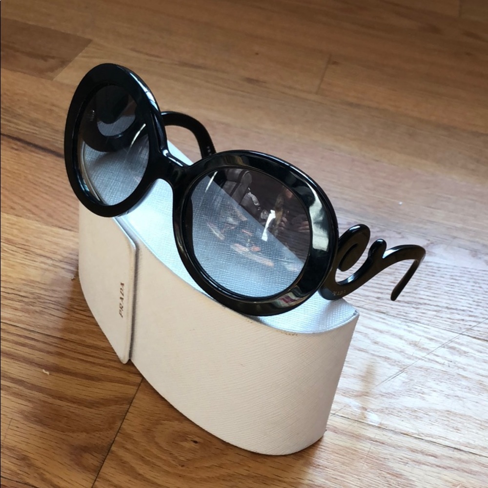 Prada Baroque Round Sunglasses